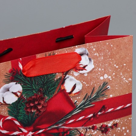 Craft vertical package “To you with a gift”, MS 18 x 23 x 10 cm, New Year-4