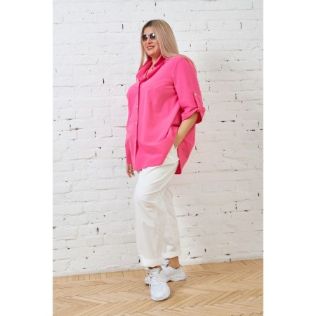 Female trousers, size 68, white color-1