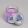 Aromatic candle in glass 6.3cm, 100ml, lavender