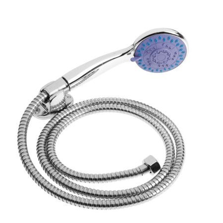 Bath mixer Zein Z3854, single -leaf, shower set, watering can 5 modes, chrome-9