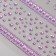 Stick plastic rhinestones "Flower road" Lilac 22.5x11.5 cm
