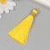 Decor for creativity Textile "Brush. Olivia" yellow set 2 pcs 8x1.2 cm
