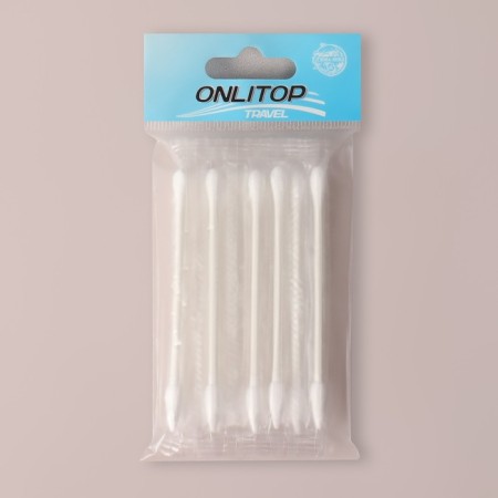 Cotton sticks, bilateral, 20 pcs, in individual packaging, white color-5