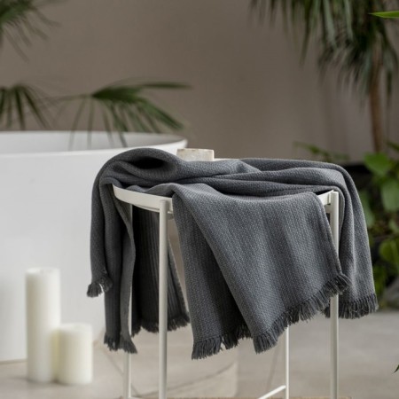 Pasionaria "Douglas", 340 gr, size 60x90 cm, dark gray color
