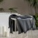 Pasionaria "Douglas", 340 gr, size 60x90 cm, dark gray color