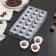 Konfinetta Chocolate Form "Secret", 27.5 × 17.5 × 2.5 cm, 21 cells (2.5 × 2.2 × 2 cm)