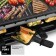 Electric Grill KitFort KT-1650, RAKTERY, 1200 W, 8 pans, 7x7 cm, black