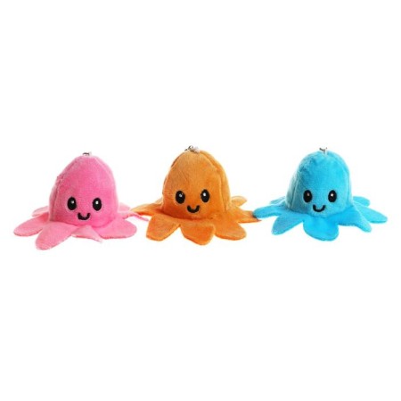 Soft toy-transformer "Osminog-Peresysh", 7 cm, on a key fabric, shifting, mix color-4