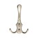Hook furniture tundra TKT004, three -rod, matte nickel