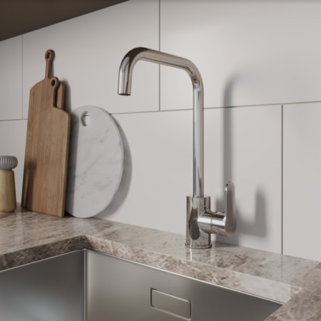 MILARDO Poli Polsbl0m05 kitchen mixer, pour 212 mm, chrome-1