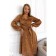 Women's dress, size 42, brown color 5487