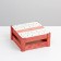 Wooden box "Happy New Year", 20 × 20 × 10 cm
