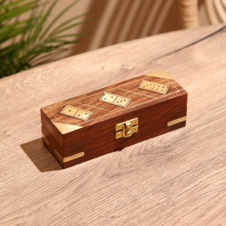 The game is a desktop "Domino" in a casket 17x6x5 cm, a tree shisham-1