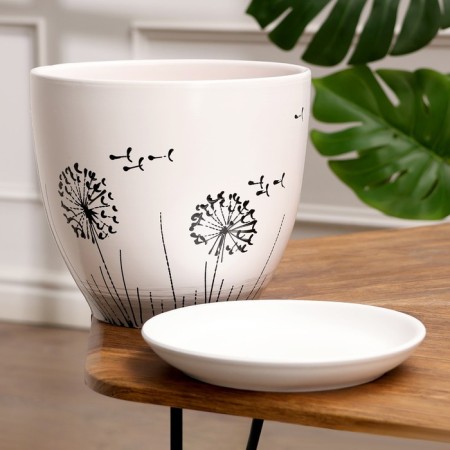 Pot Flower dandelion 5l with a stand-1