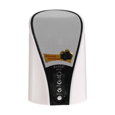 Portable column WS-133, 3 W, Microsd, FM, USB, White-1