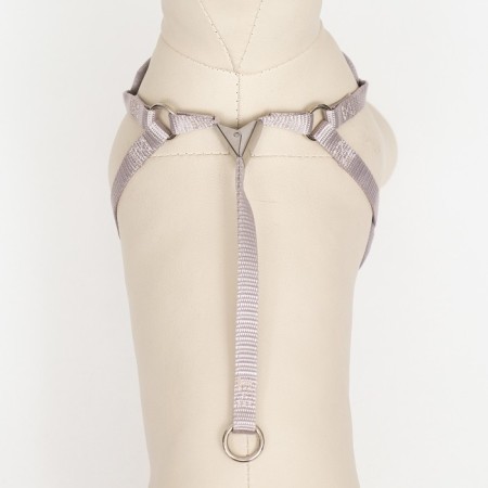 A set of ammunition with a soft harness, leash 120 x 1 cm, OG 34-58 cm, blue cage-4