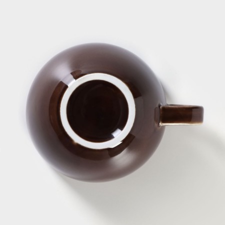 Porcelain coffee coffee "Watercolor", 320 ml, brown color-3