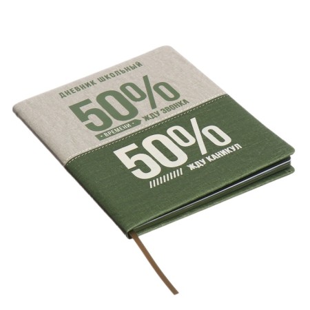 School diary for grades 1-11, 50/50 %, solid cover with foam rubber, artificial leather, silkography, lies, universal cheat sheet, 48 sheets, block 80g/m2-1
