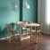 Folding table "SP-17", 916 (1574) × 674 × 740 mm, sonoma oak color