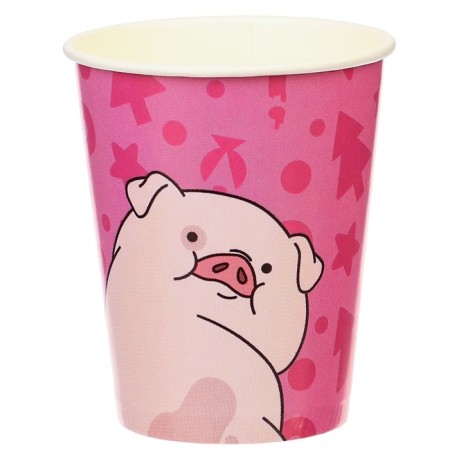 A glass of paper "Happy Birthday!", 250 ml, 6 pieces, gravity farz-5