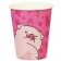 A glass of paper "Happy Birthday!", 250 ml, 6 pieces, gravity farz