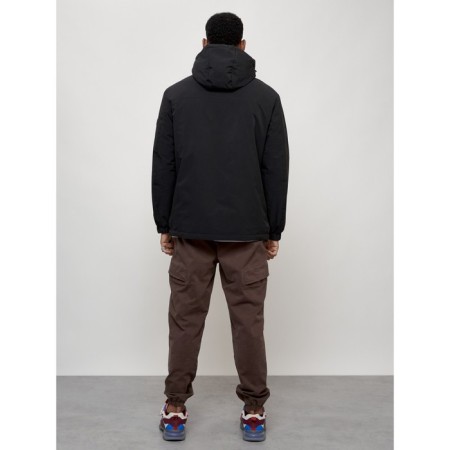 Male spring jacket, size 56, black color-16