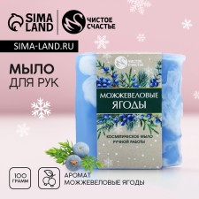 New Year. Handmade hand soap, 100 g, aroma of juniper berries