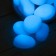 Decorative stones for the aquarium, luminous, 45 mm, 200 g, turquoise