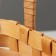 Wicker basket, 31 x 18.5 x 15/34.5 cm, sequoia