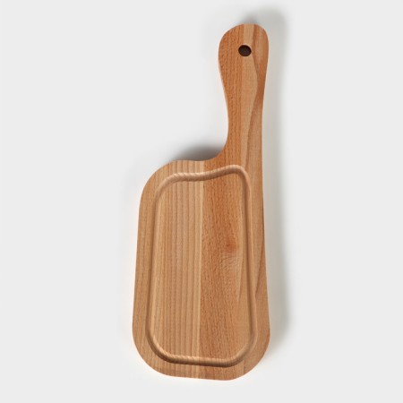 Greeter board for feeding and serving "ax", 40 × 15 × 1.6 cm, beech-2