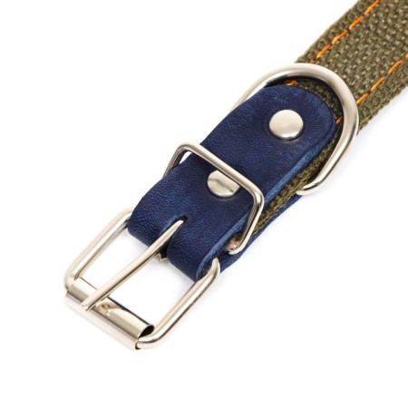 Brezant two-layer collar, 50 x 2 cm, Osh 25-35 cm, khaki-3