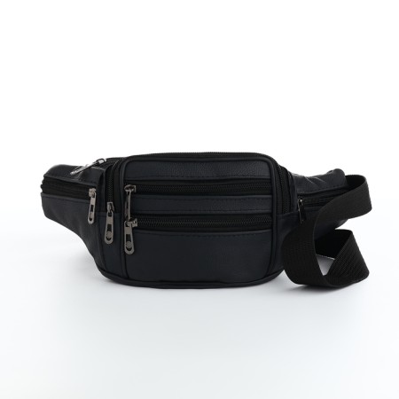 Lightning waist bag, black color-1