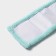 Nozzle for a flat mop of the share "pastel", 42 × 12 cm, microfiber, 60 grams, mint color
