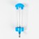 Drill for a cage, 500 ml, 9 x 6.5 x 23 cm, blue