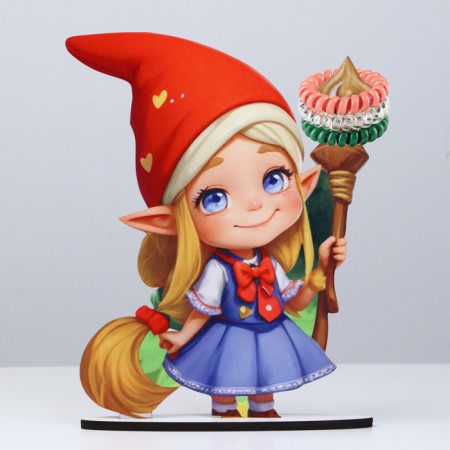 Stand for hairpins and bows "Gnomik", 19 x 25cm