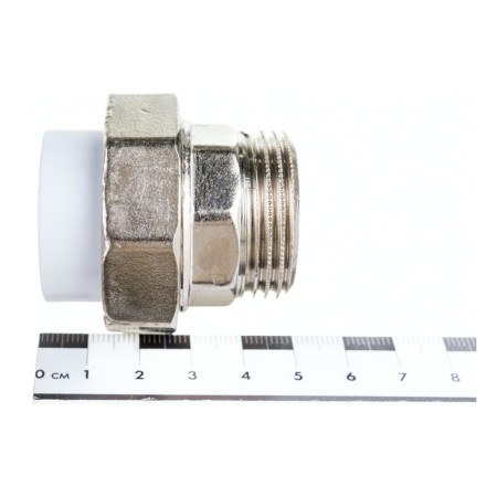 Detailed "Politek", polypropylene, 25 mm x 1 ", external thread-3