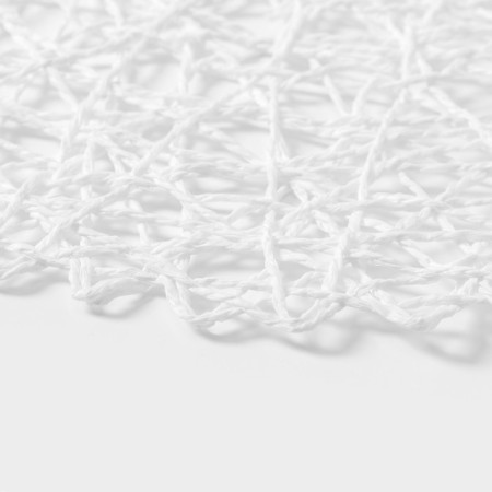 Serving napkin on the table "Dandelion", 38 × 38 cm, white color-1