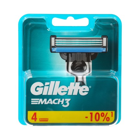 Exchange cassettes Gillette Mach3, 3 blades, 4 pcs-1