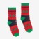 Women's socks "deer", red color, size 23-25