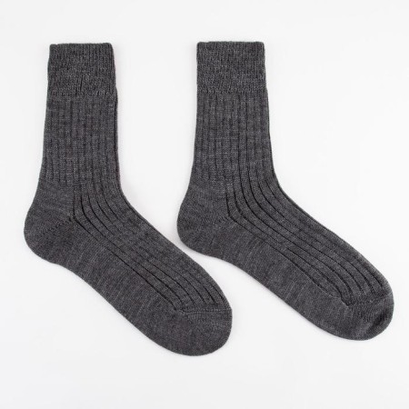 Men's socks, dark gray color, size 29