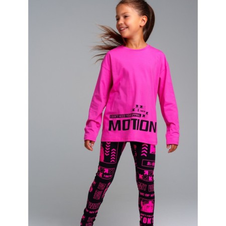 Kit for girls: T -shirt, leggings, height 170 cm-2