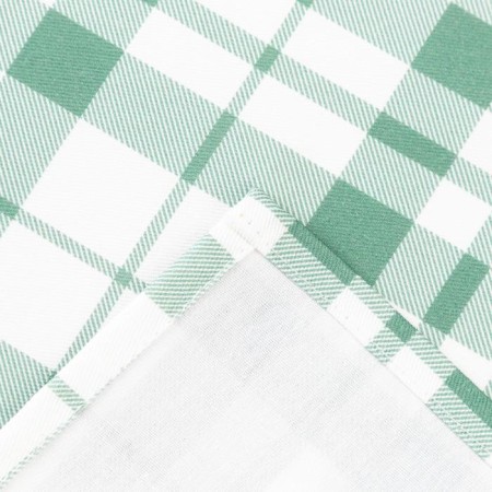 Apron "Ethel" Eucalyptus (cage) 60x70cm, 100% cotton, sarzha 190 g/m2-4