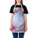 Apron kitchen with a photo print "Easter wreath", adjustable, size OS