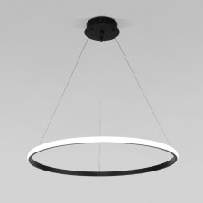 Suspendor of the suspended Eurosvet collars 90264/1, LED, 50 W, 3300/4200/6500K, 3700x600 mm, remote control, black color black