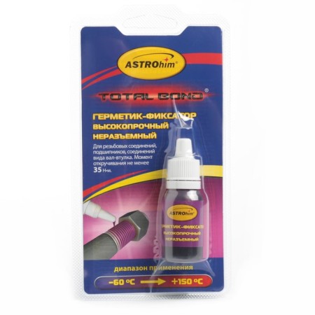 Astrohim thread lock is high -strength, stiff, 6 ml, AS - 9011