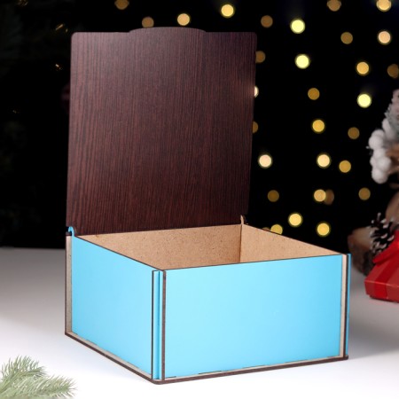 Gift box "Symbol of the year 2025. Happy New Year!" 22x22x9 cm-2