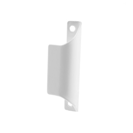 Balcony tundra handle, metal, white