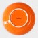Porcelain deep Magistro "Cerera", 700 ml, D = 18.5 cm, Orange color