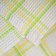Waffle towel, col. yellow/light green 30x60cm, 230 g/m, HL100%
