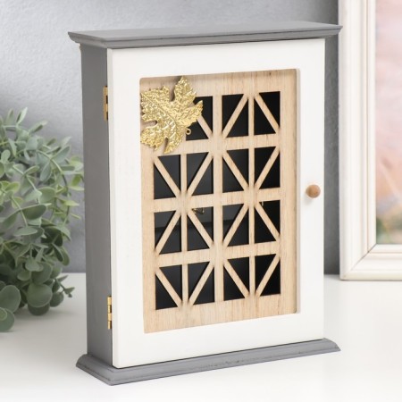 Keywater tree 6 hooks "Stained window. Maple leaf" 20x6.3x25.5 cm-1